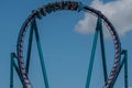 People having fun amazing Mako rollercoaster during summer vacation at Seaworld 19 Royalty Free Stock Photo