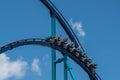 People having fun amazing Mako rollercoaster during summer vacation at Seaworld 25 Royalty Free Stock Photo