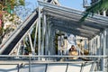 People Having Fun On Roller Coaster Ride Royalty Free Stock Photo