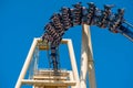 People having fun terrific Montu rollercoaster at Busch Gardens 13 Royalty Free Stock Photo