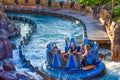 People having fun the world`s tallest drop in Infinity Falls at Seaworld in International Drive area 10