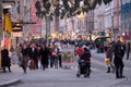 People at Herrengasse street in Graz, Austria