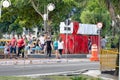 People at Higienopolis avenue, Londrina