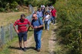 People hiking