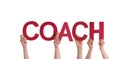 People Holding Coach Royalty Free Stock Photo