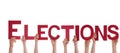 People Holding Elections Royalty Free Stock Photo