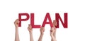 People Holding Plan Royalty Free Stock Photo