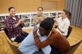 People Hugging in Therapy