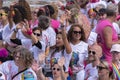 People On The HVO-Querido Boat At The Gaypride Canal Parade With Boats At Amsterdam The Netherlands 6-8-2022