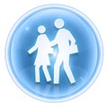 People icon ice Royalty Free Stock Photo