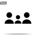 People Icon. Persons symbol for your infographics web site design People IconVector illustration People Icon