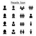 People icon set vector illustration graphic design Royalty Free Stock Photo