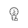 People Icon , start time , businessman , worker , pixel perfect