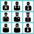 People icons Royalty Free Stock Photo