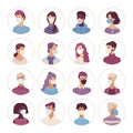 People icons set