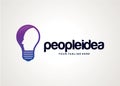 People Idea Logo Template Design Vector