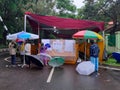 people of Indonesia coming to voting place