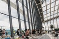 People inside Sky Garden,London, UK Royalty Free Stock Photo