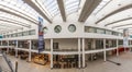 People inside Terminal 3 in Bremen at the airport