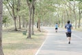 People jogging