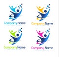 People Logo Royalty Free Stock Photo