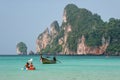 People kayaking at Ao Loh Dalum on Phi Phi Don Island, Krabi Pro