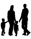 People and kids two Royalty Free Stock Photo