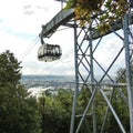 People in Koblenz Cable Car, Germany