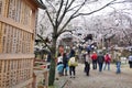 People in kyoto temple