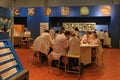 People in Laboratory of the Science Center Nemo, Amsterdam