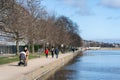 People at The Lakes in Copenhagen, Denmark