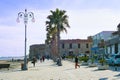 People Larnaca Castle fort Cyprus Royalty Free Stock Photo