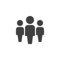 People, leadership vector icon