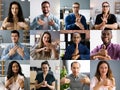 People Learning Deaf Sign Language