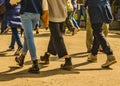 People Legs Walking, Montevideo, Uruguay