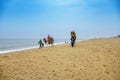 People lifeatyle seen on Travelling and tour seashore Beach by the Bay of Bengal, Puri, Odisha, India, Asia, February 2020.