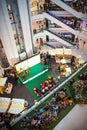 People listening to music at a food event in exhibition hall in Central Pinklao Department Store