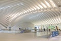 People look for the next Metro at Oculus station, former the world trade center station