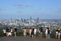 People looking at Brisbane City Landscape