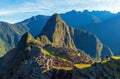 Machu Picchu Sunrise, Peru Royalty Free Stock Photo