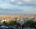 People looking at Paris Royalty Free Stock Photo