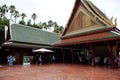 People in Loro Parque in Puerto de la Cruz city, Tenerife island, Canary islands, Spain