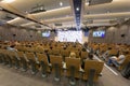 People in main conference hall Royalty Free Stock Photo
