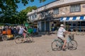 People at the main square of Paqueta