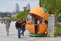 People make shopping, Baku city