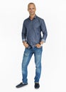 People Man Full Body Studio Shoot Concept Royalty Free Stock Photo