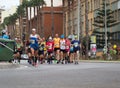 Castellon,Spain.February 24th,2019.Runners during a marathon race