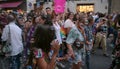 People march during LGBT pride celebrations in mallorca