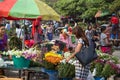 People at a market in Mandalay