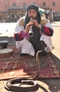 People of Marruecos and snakes